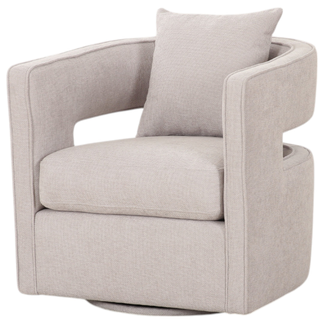 Rhonda Swivel Chair Beige - Future Classics Furniture