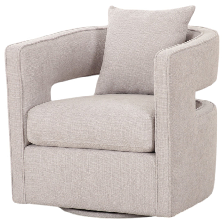 Rhonda Swivel Chair Beige - Future Classics Furniture