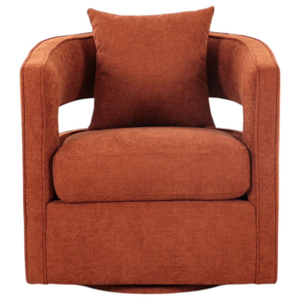 Rhonda Swivel Chair Rust - Future Classics Furniture