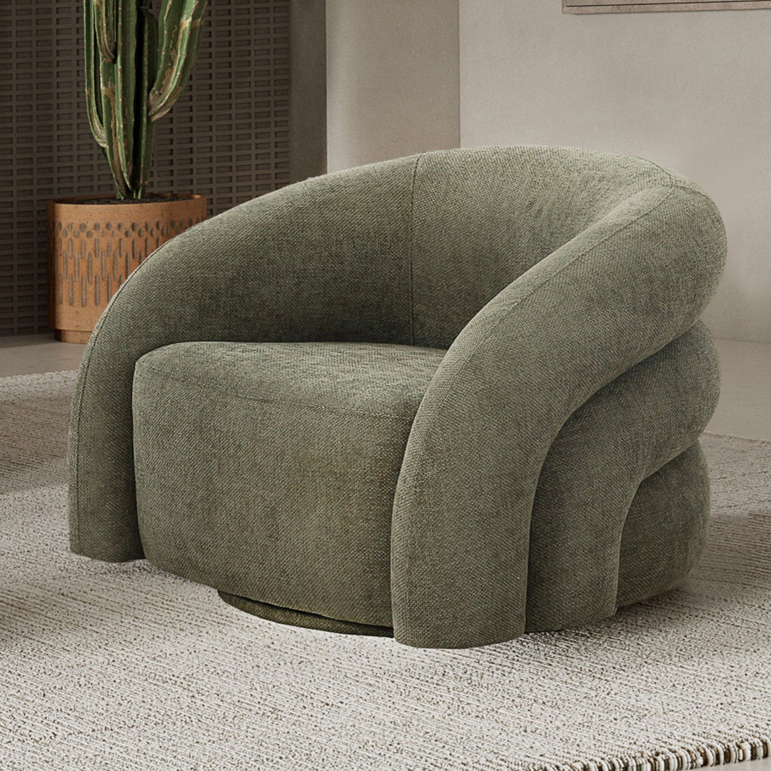 Ventosa Swivel Chair Moss Green - Future Classics Furniture