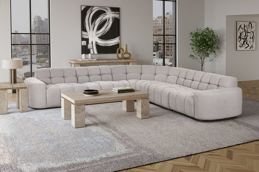 Adriano Corner Sofa Beige - Future Classics Furniture
