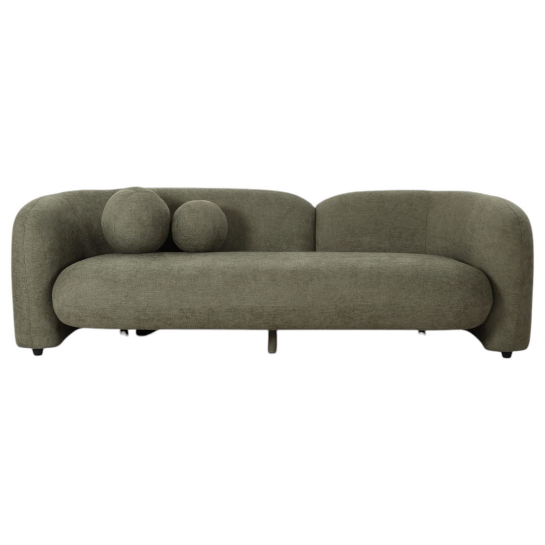 Brunello 3 Seater Moss Green - Future Classics Furniture