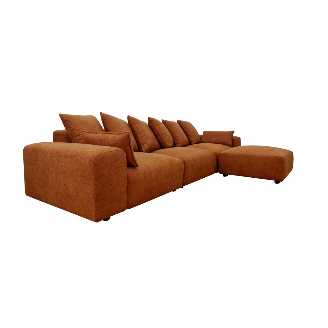CloudPuff Modular Sofa Rust - Future Classics Furniture