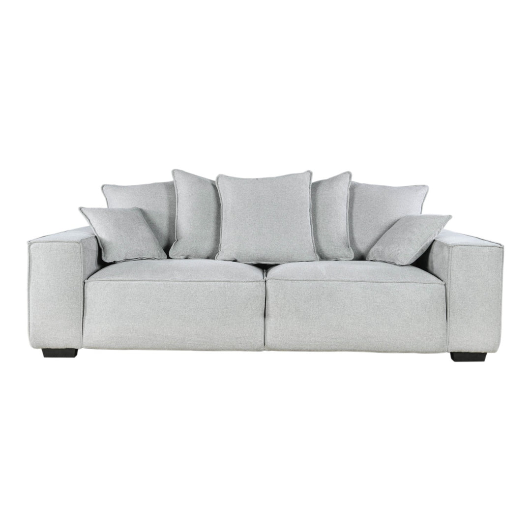 DreamPuff 3 Seater Sofa Light Grey - Future Classics Furniture