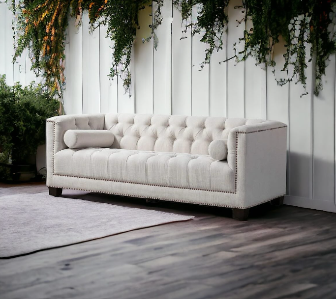 Musa 3 Seater Sofa Creme - Future Classics Furniture