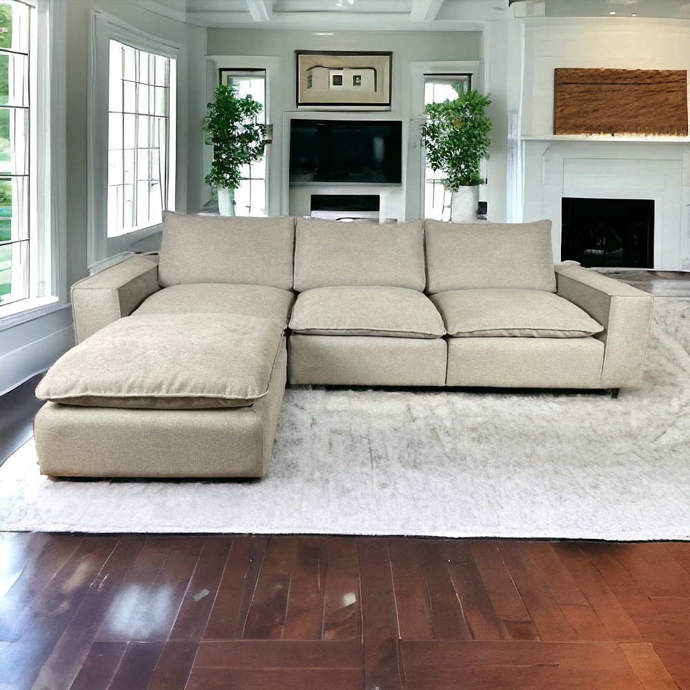 Plushy Modular Sofa Light Grey - Future Classics Furniture