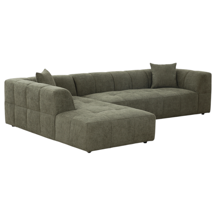 Sorrento Corner Sofa Moss Green - Future Classics Furniture