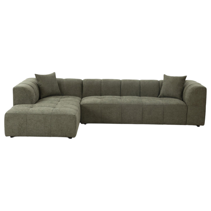 Sorrento Corner Sofa Moss Green - Future Classics Furniture