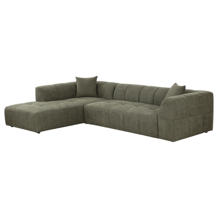 Sorrento Corner Sofa Moss Green - Future Classics Furniture