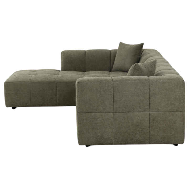 Sorrento Corner Sofa Moss Green - Future Classics Furniture