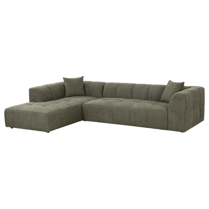 Sorrento Corner Sofa Moss Green - Future Classics Furniture
