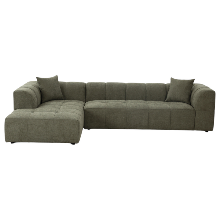 Sorrento Corner Sofa Moss Green - Future Classics Furniture
