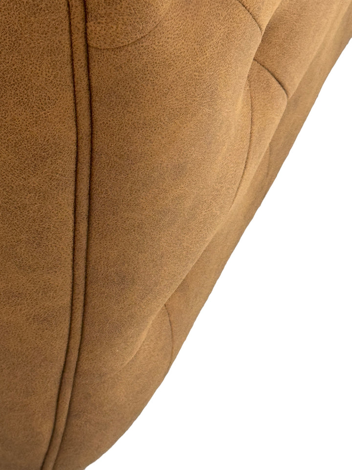 Windsor 3 Seater Sofa Tan Leather Look - Future Classics Furniture