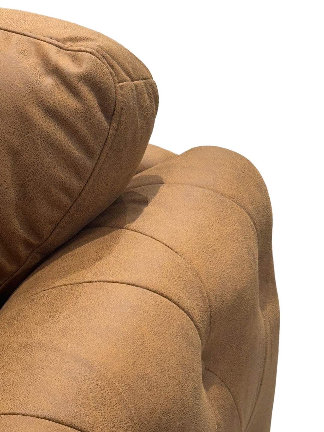 Windsor 3 Seater Sofa Tan Leather Look - Future Classics Furniture