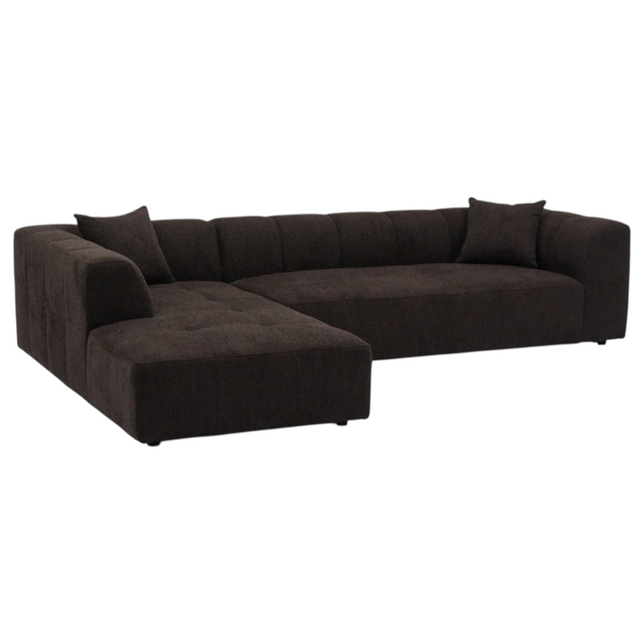 Sorrento Corner Sofa Chocolate - Future Classics Furniture