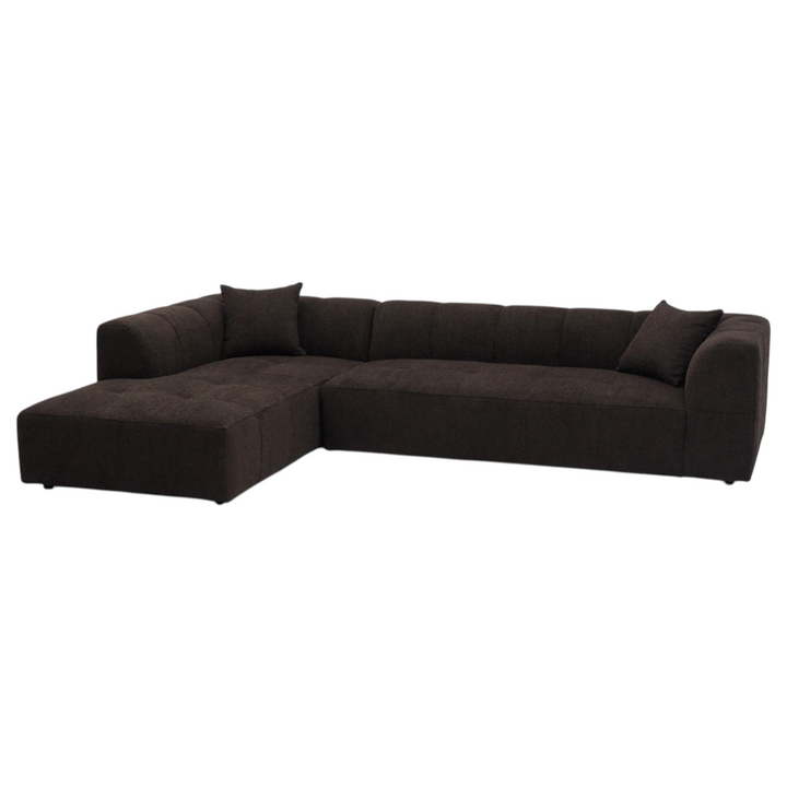 Sorrento Corner Sofa Chocolate - Future Classics Furniture