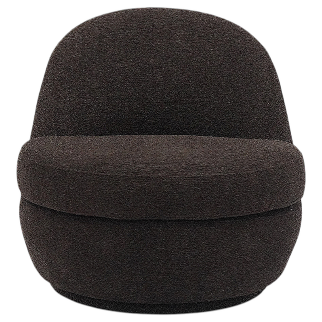 Lusso Swivel Chair Chocolate - Future Classics Furniture