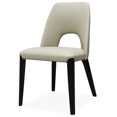 Kenichi Dining Chair Ecru Leather - Future Classics Furniture