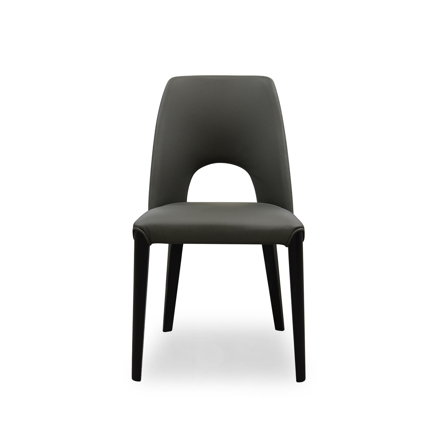 Kenichi Dining Chair Grey Leather - Future Classics Furniture