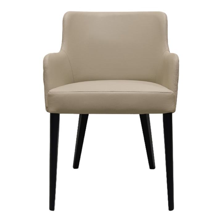 Yoshio Dining Chair Beige Leather - Future Classics Furniture
