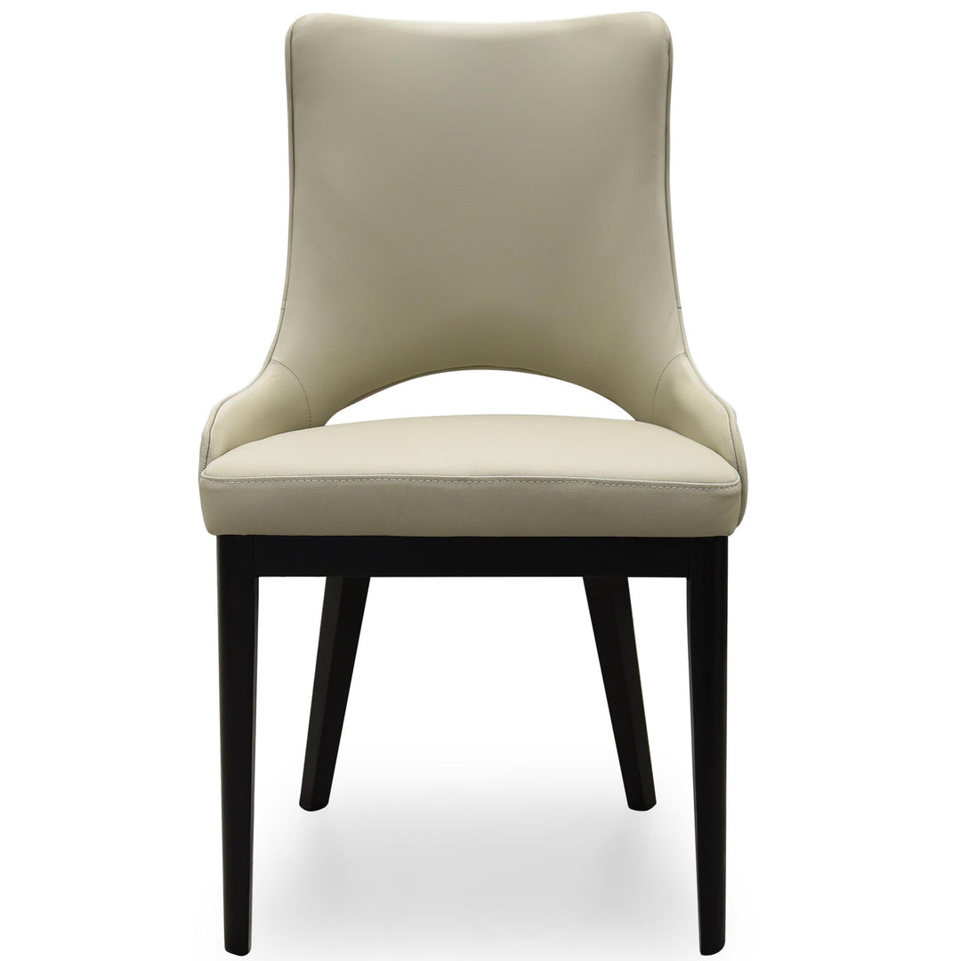 Oishi Dining Chair Ecru Leather - Future Classics Furniture