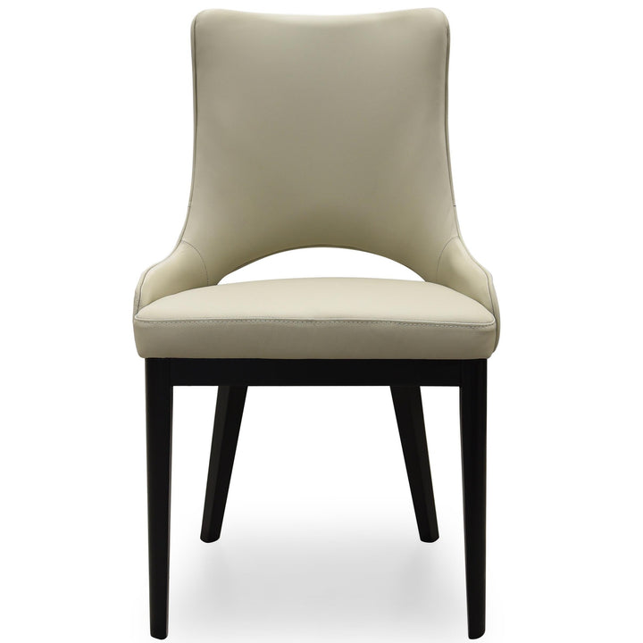 Oishi Dining Chair Ecru Leather - Future Classics Furniture