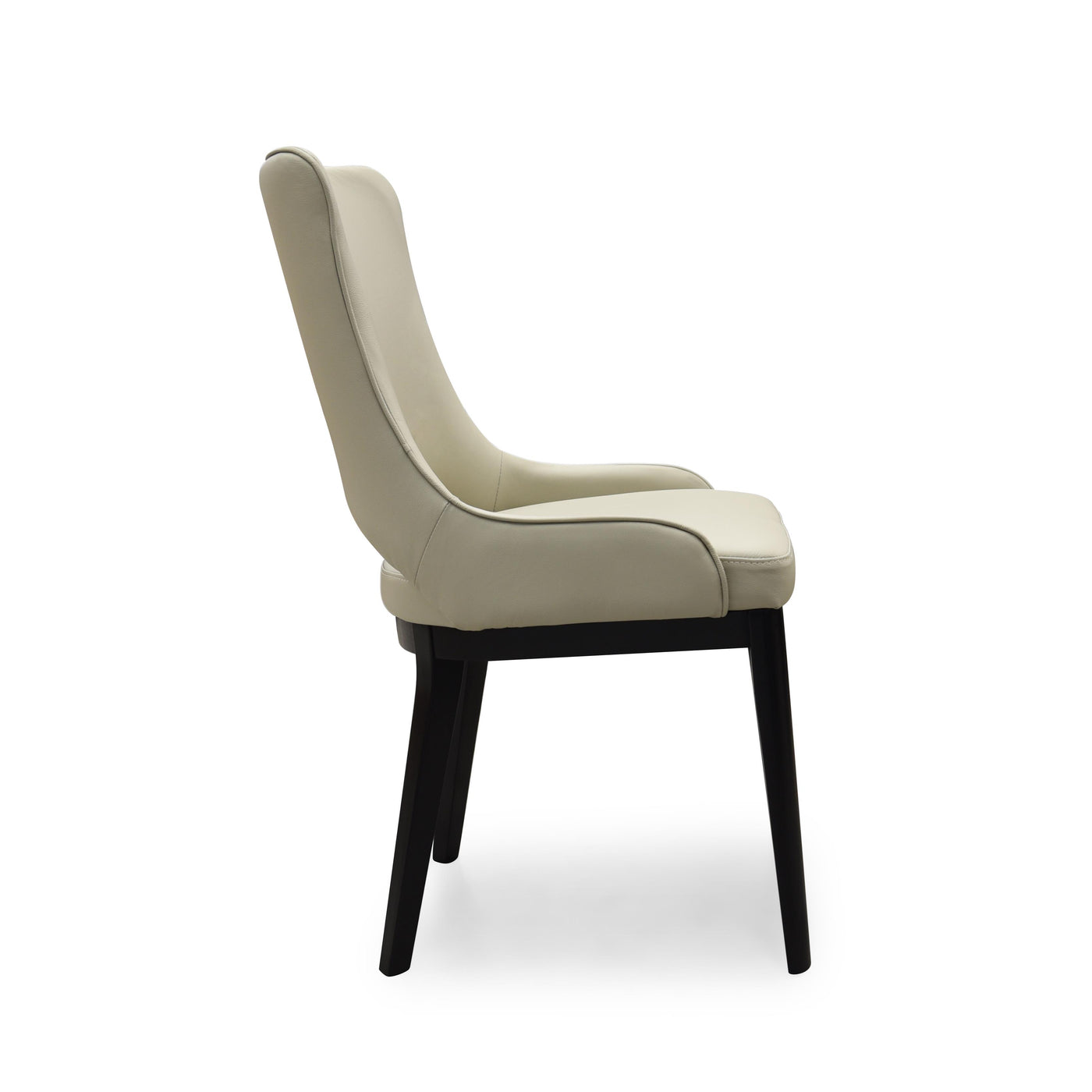 Oishi Dining Chair Ecru Leather - Future Classics Furniture
