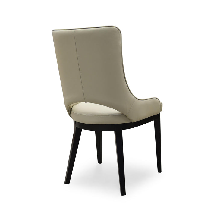Oishi Dining Chair Ecru Leather - Future Classics Furniture