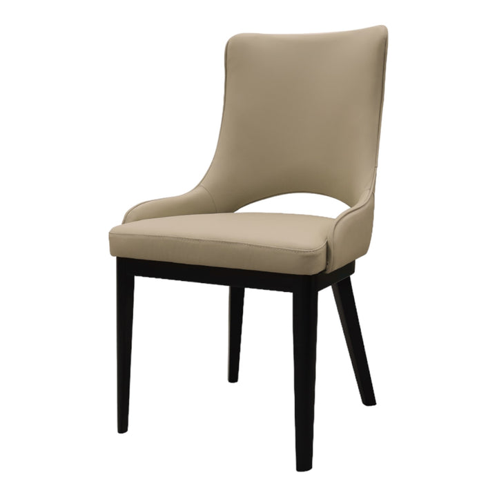 Oishi Dining Chair Beige Leather - Future Classics Furniture