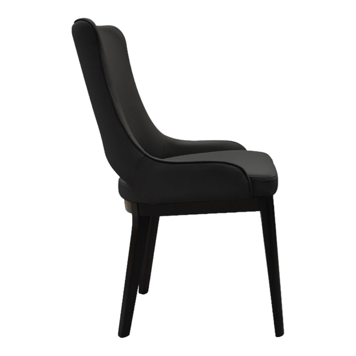 Oishi Dining Chair Black Leather - Future Classics Furniture