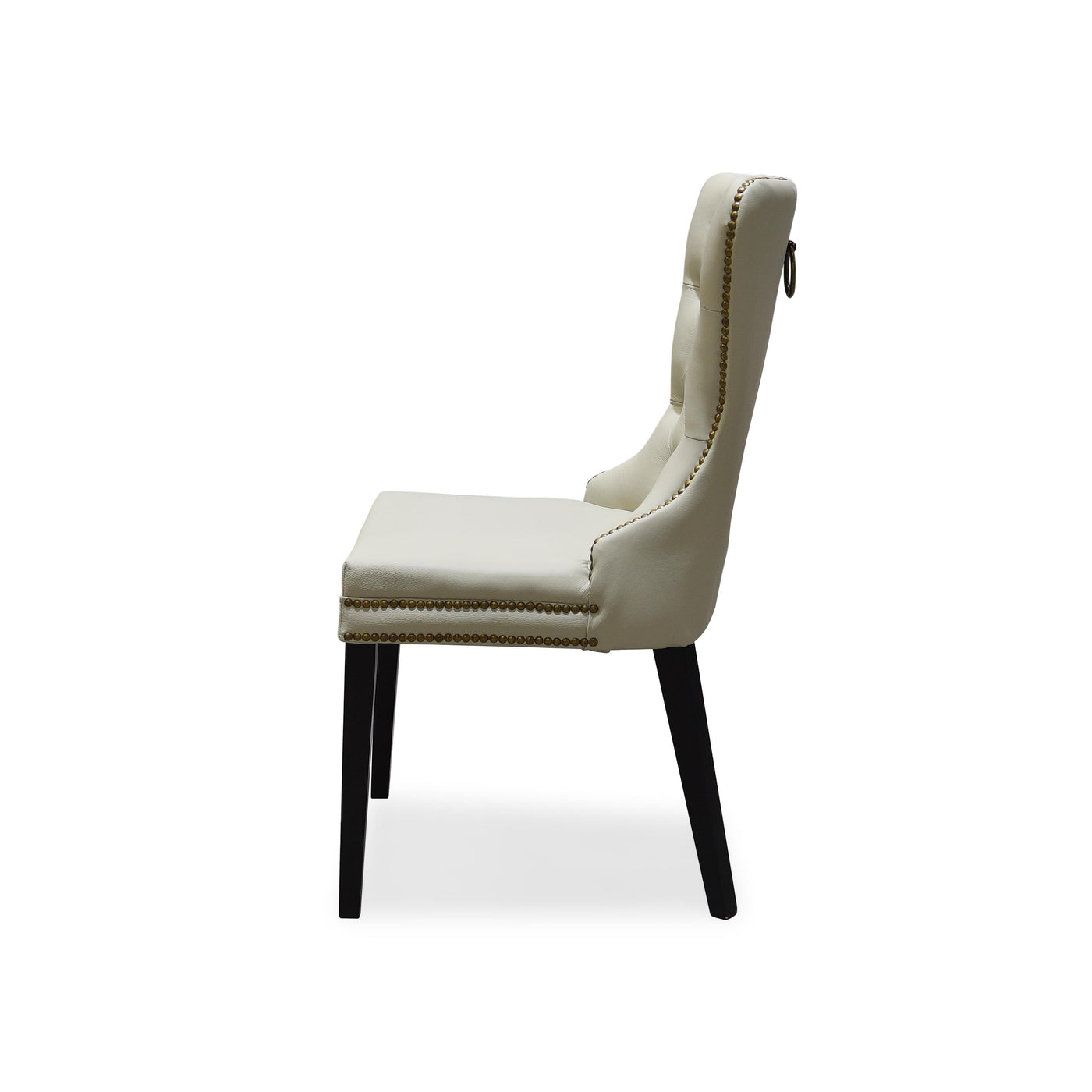 Luciano Dining Chair Ecru Leather - Future Classics Furniture