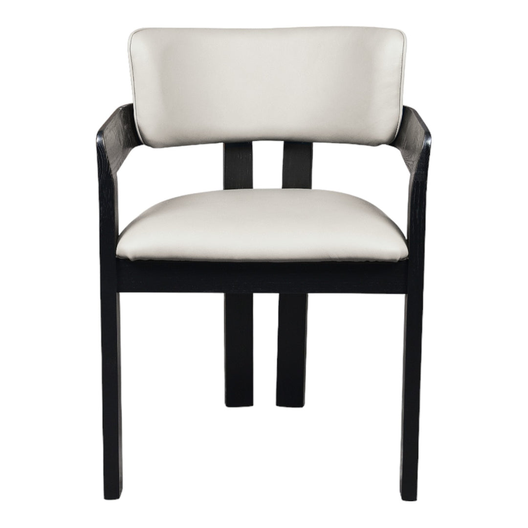 Maison Dining Chair White Leather - Future Classics Furniture