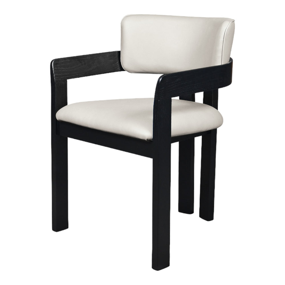 Maison Dining Chair White Leather - Future Classics Furniture