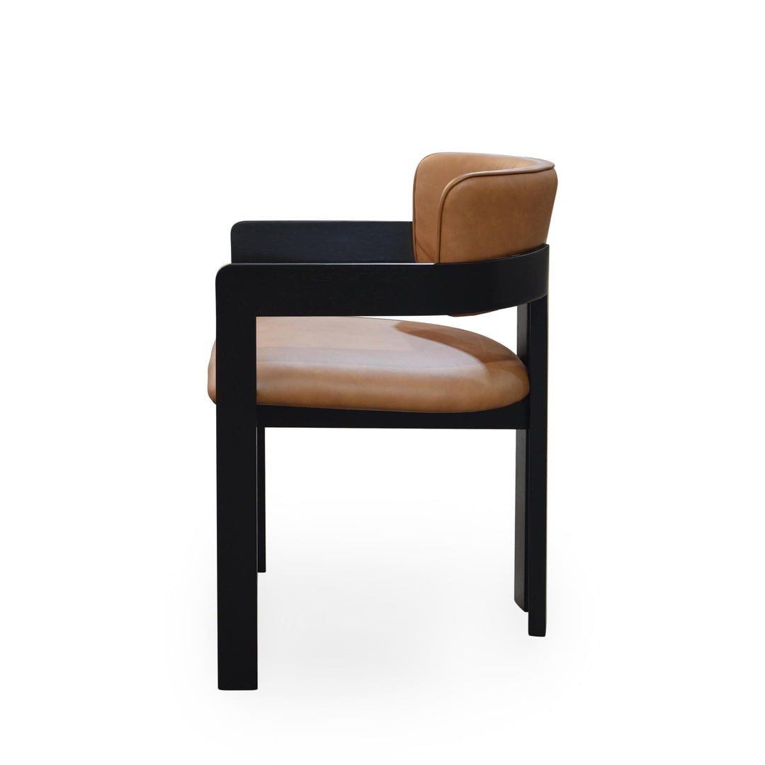 Maison Dining Chair Tan Leather - Future Classics Furniture