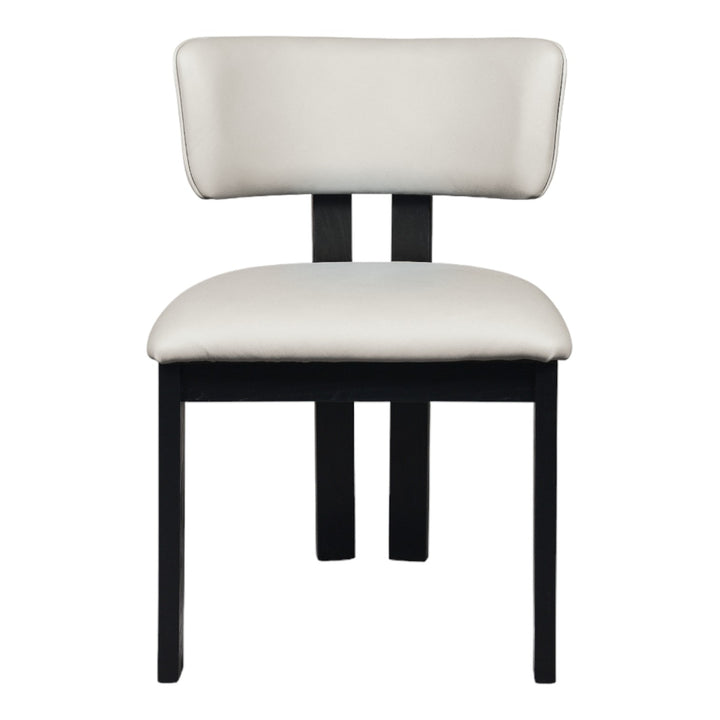Modenese Dining Chair White Leather - Future Classics Furniture