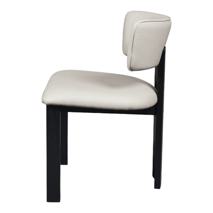 Modenese Dining Chair White Leather - Future Classics Furniture