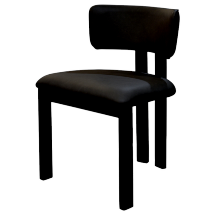 Modenese Dining Chair Black Leather - Future Classics Furniture