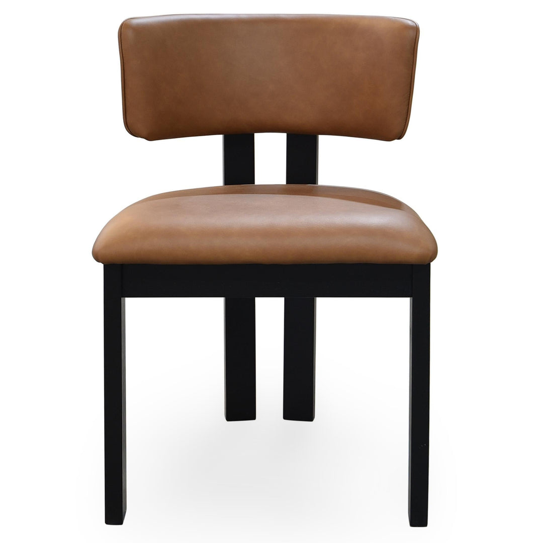 Modenese Dining Chair Tan Leather - Future Classics Furniture