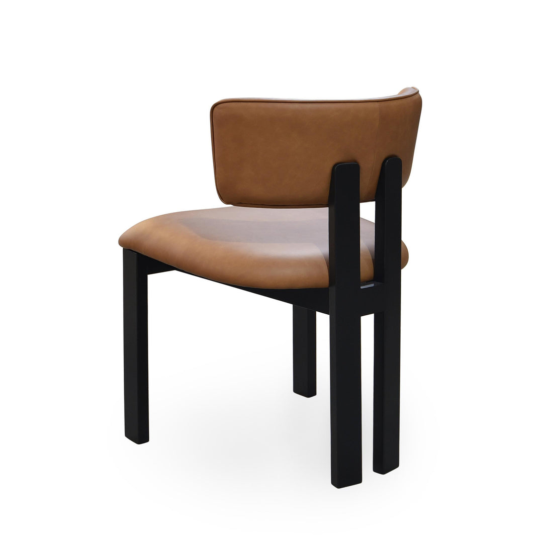 Modenese Dining Chair Tan Leather - Future Classics Furniture