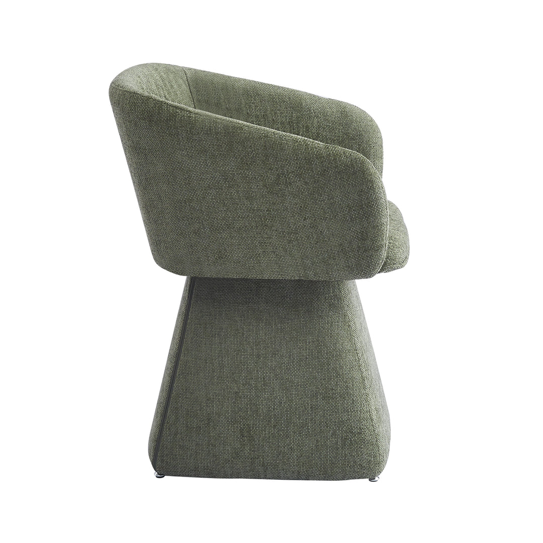 Toscana Swivel Chair Moss Green - Future Classics Furniture