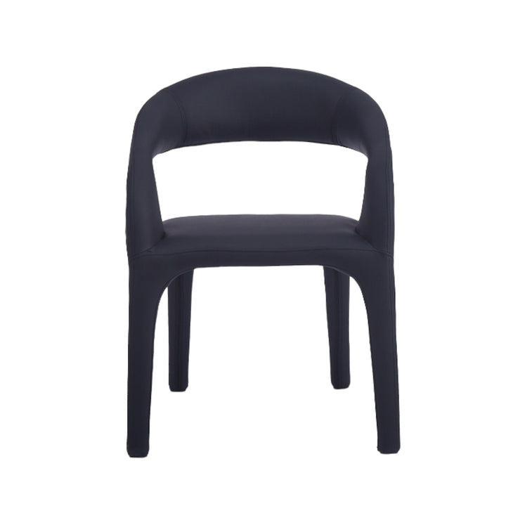 Lorenzo Dining Chair Black Leather Look - Future Classics Furniture