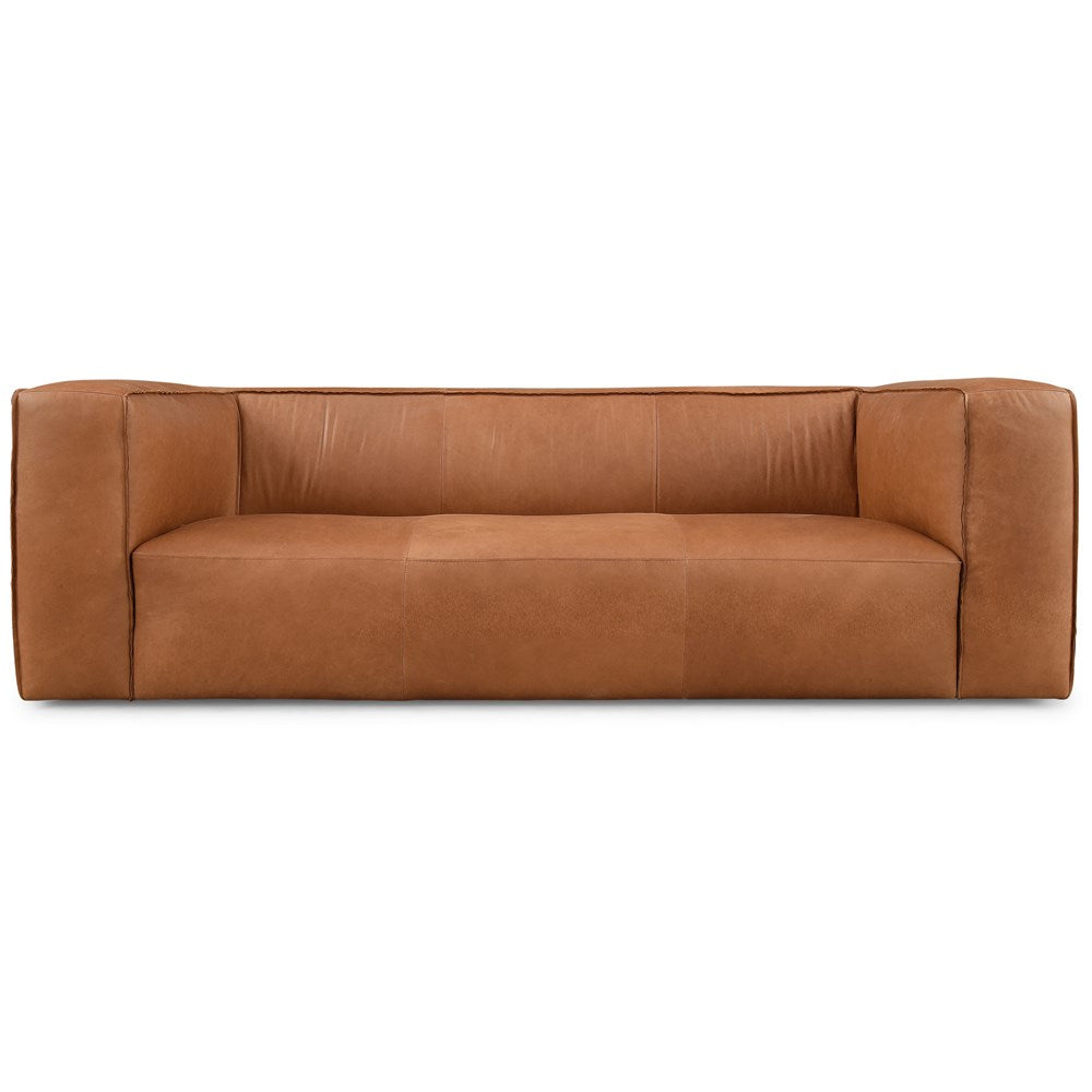 Lexington Sofa Tan Leather - Future Classics Furniture