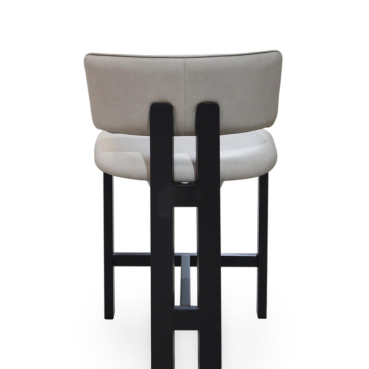 Modenese Bar Stool Mushroom Leather - Future Classics Furniture