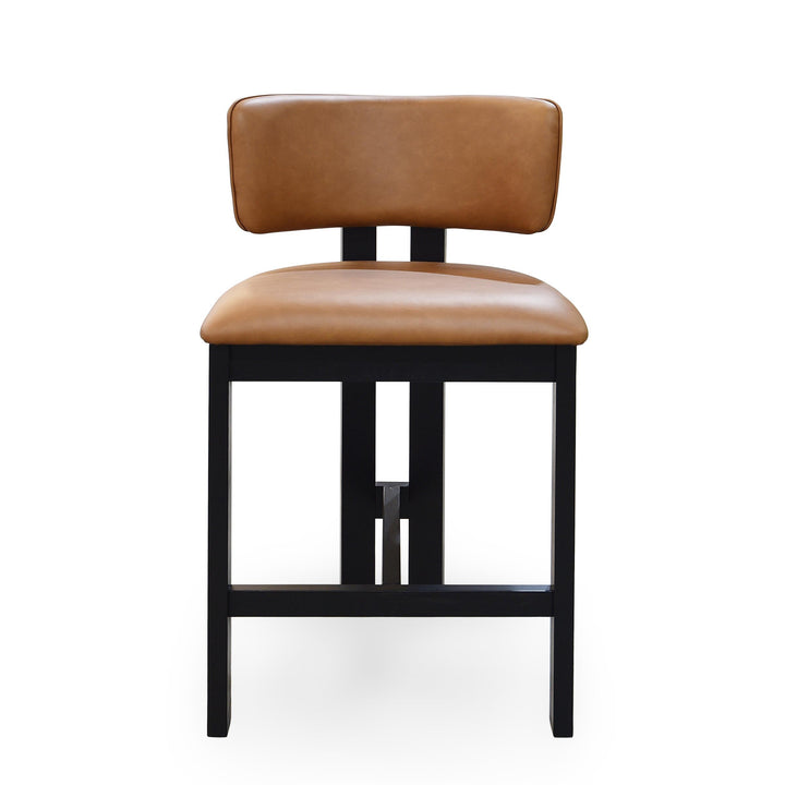 Modenese Bar Stool Tan Leather - Future Classics Furniture