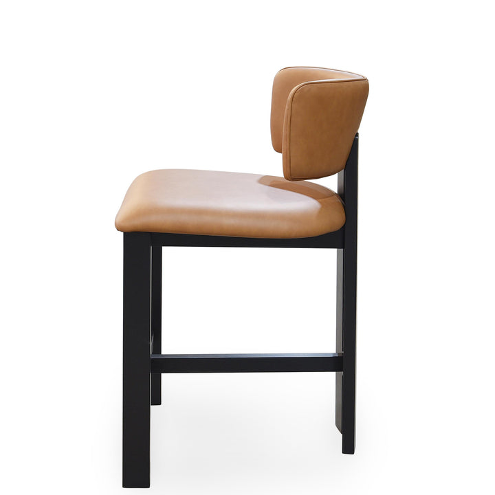 Modenese Bar Stool Tan Leather - Future Classics Furniture