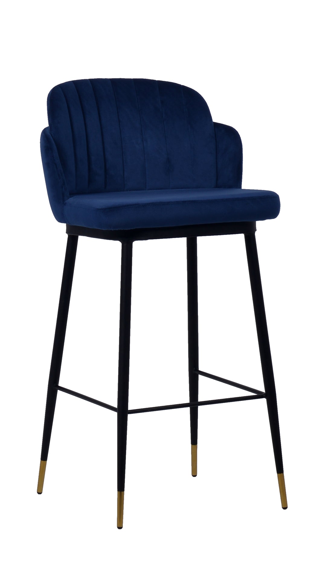 Talulah Bar Stool Navy Velvet - Future Classics Furniture