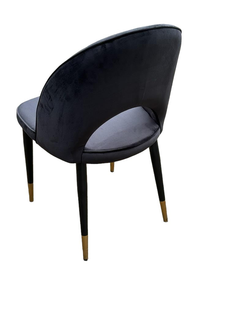 Bourdain Dining Chair Black Velvet - Future Classics Furniture