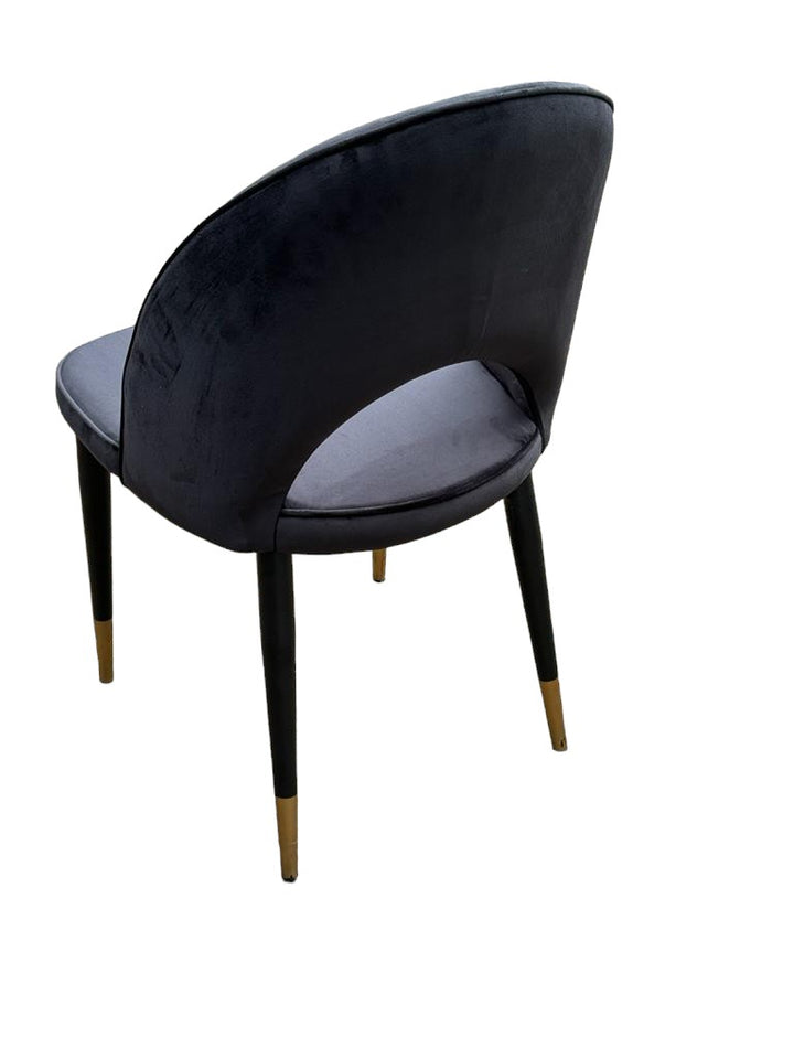 Bourdain Dining Chair Black Velvet - Future Classics Furniture