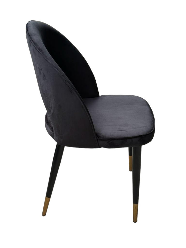 Bourdain Dining Chair Black Velvet - Future Classics Furniture
