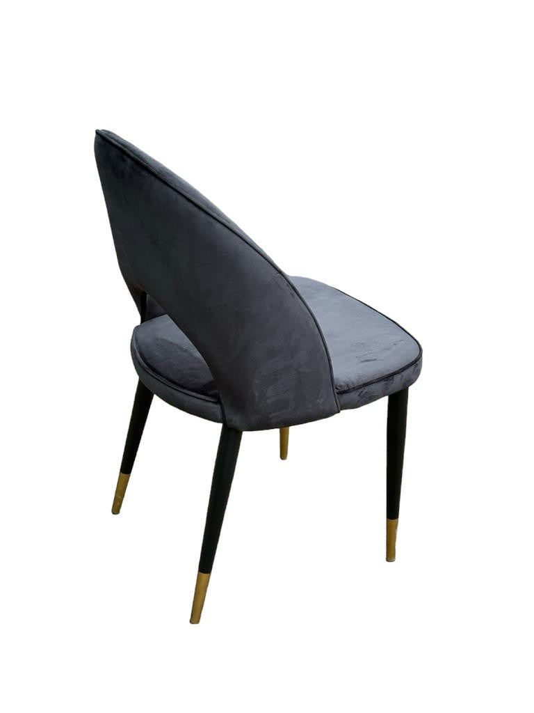Bourdain Dining Chair Black Velvet - Future Classics Furniture
